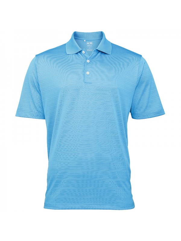 Adidas men's climalite textured short sleeve polo sale